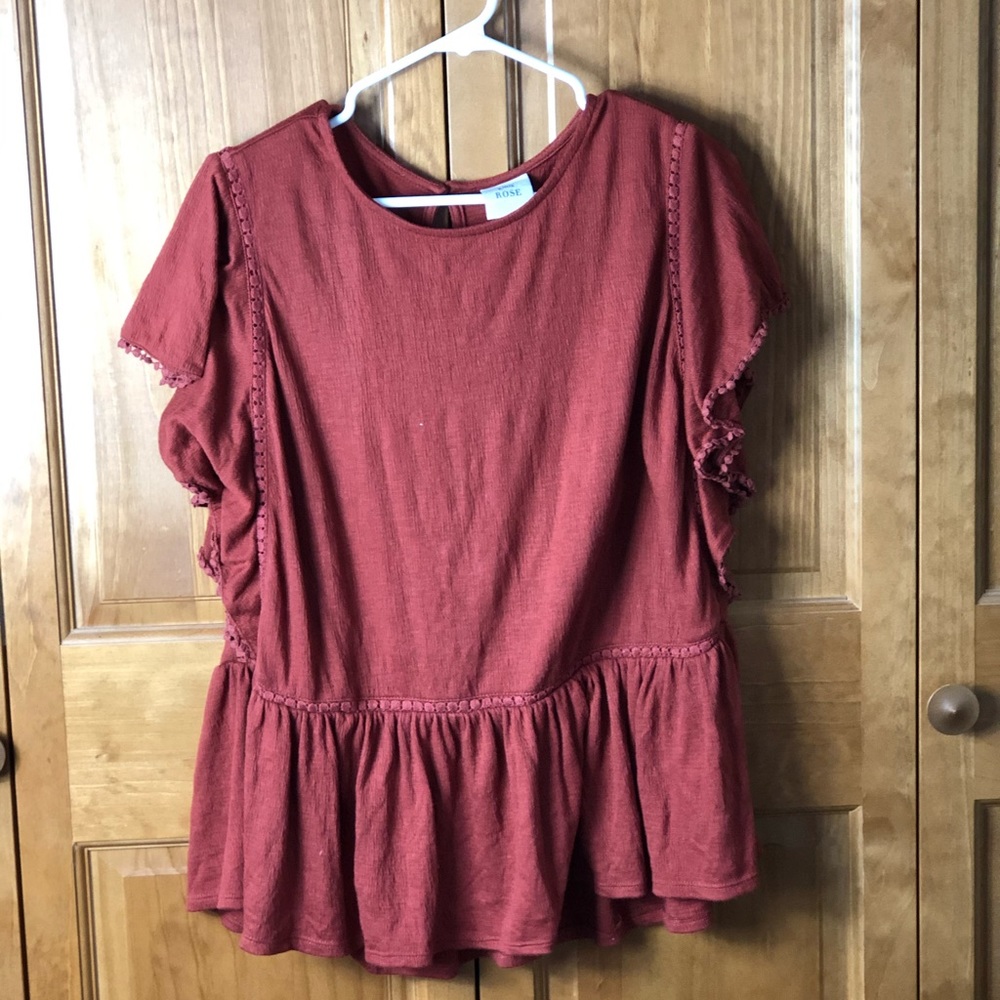 Knox Rose peplum blouse